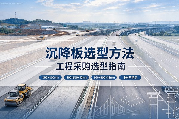 银海沉降板选择方法