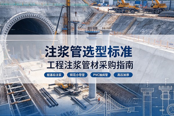 银海注浆管选型标准