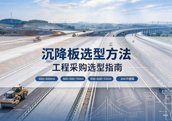 银海沉降板选择方法